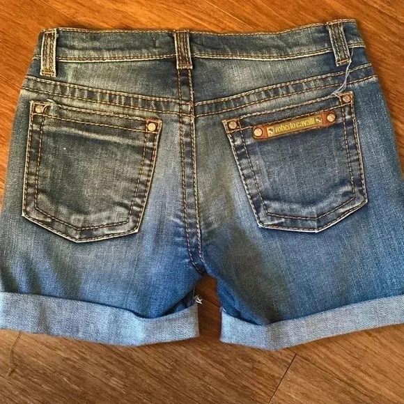 Roberto Cavalli Jean shorts - 4 in inseam - no size see measurement - Picture 5 of 7